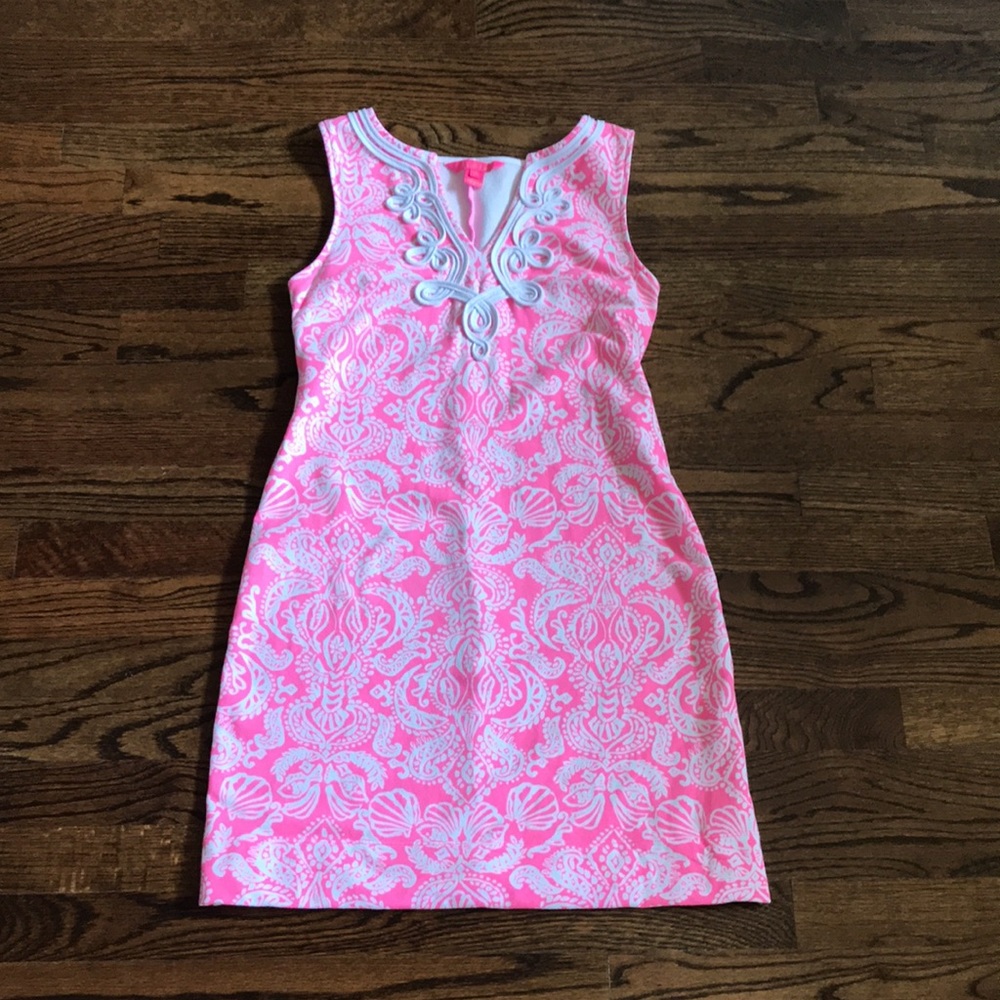 NWT, Lilly Pulitzer Havana Pink Harper Shift Dress